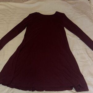 Burgundy Old Navy Dress